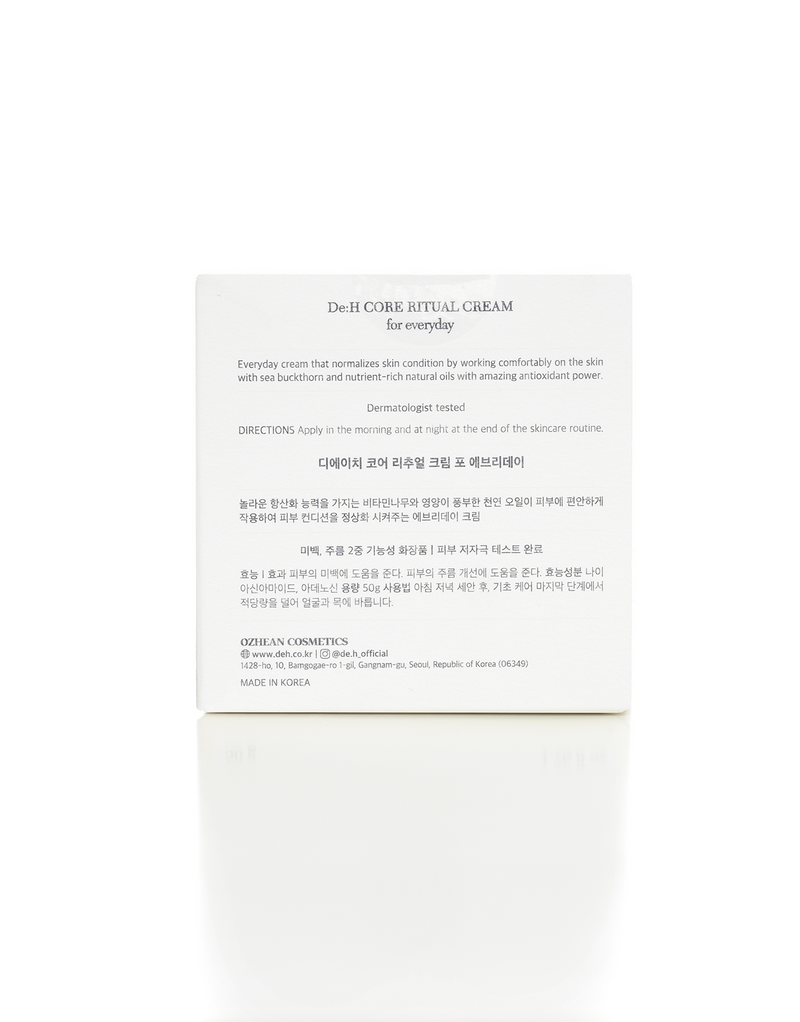 De:H Core Ritual Cream for Everyday
